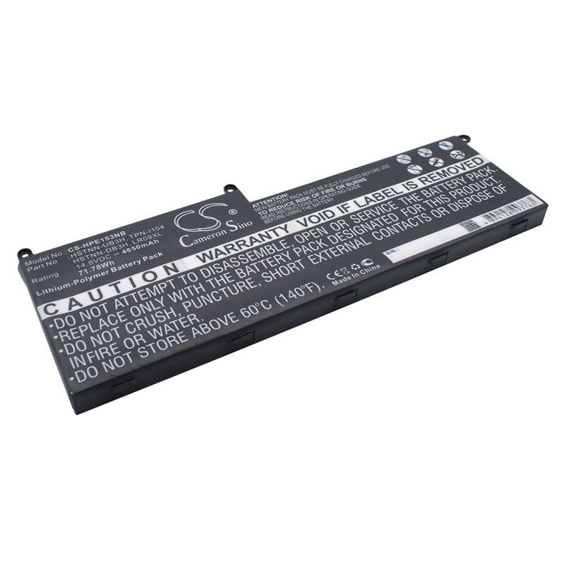 Li-polymer Battery Fits Hp, 15-3300, Envy 15-3000, Envy 15-3100 14.8v, 4850mah Notebook & Laptop Cameron Sino Technology Limited