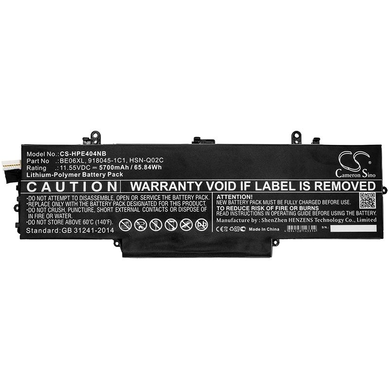 Li-polymer Battery Fits Hp, Elitebook 1040 G4, Elitebook 1040 G4-2xu40ut 11.55v, 5700mah Notebook & Laptop Cameron Sino Technology Limited