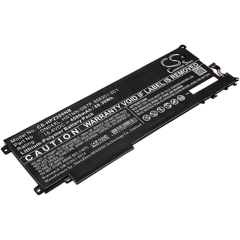 Li-Polymer Battery fits Hp, zbook X2, zbook X2 G4 15.4V, 4500mAh Notebook & Laptop Cameron Sino Technology Limited
