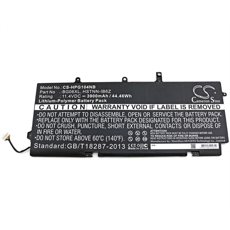 Li-polymer Battery Fits Hp, Elitebook 1040 G3 11.4v, 3900mah Notebook & Laptop Cameron Sino Technology Limited