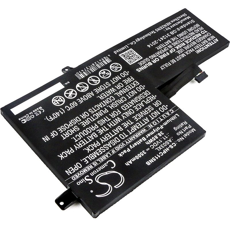 Li-Polymer Battery fits Hp, 1bs76ut, 1fx82utaba, 1fx83utaba 11.1V, 3500mAh Notebook & Laptop Cameron Sino Technology Limited