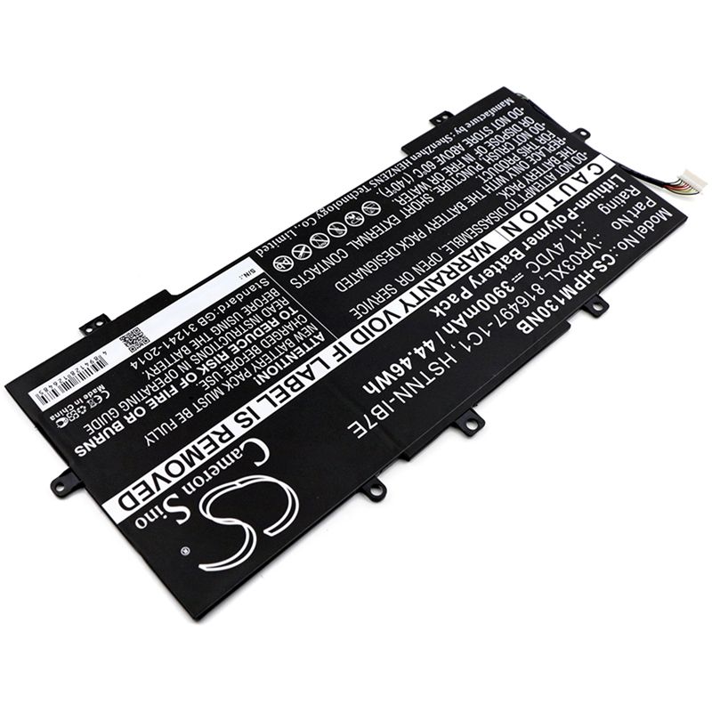 Li-Polymer Battery fits Hp, envy 13-d046tu, envy 13-d051tu, pavilion 13-d 11.4V, 3900mAh Notebook & Laptop Cameron Sino Technology Limited