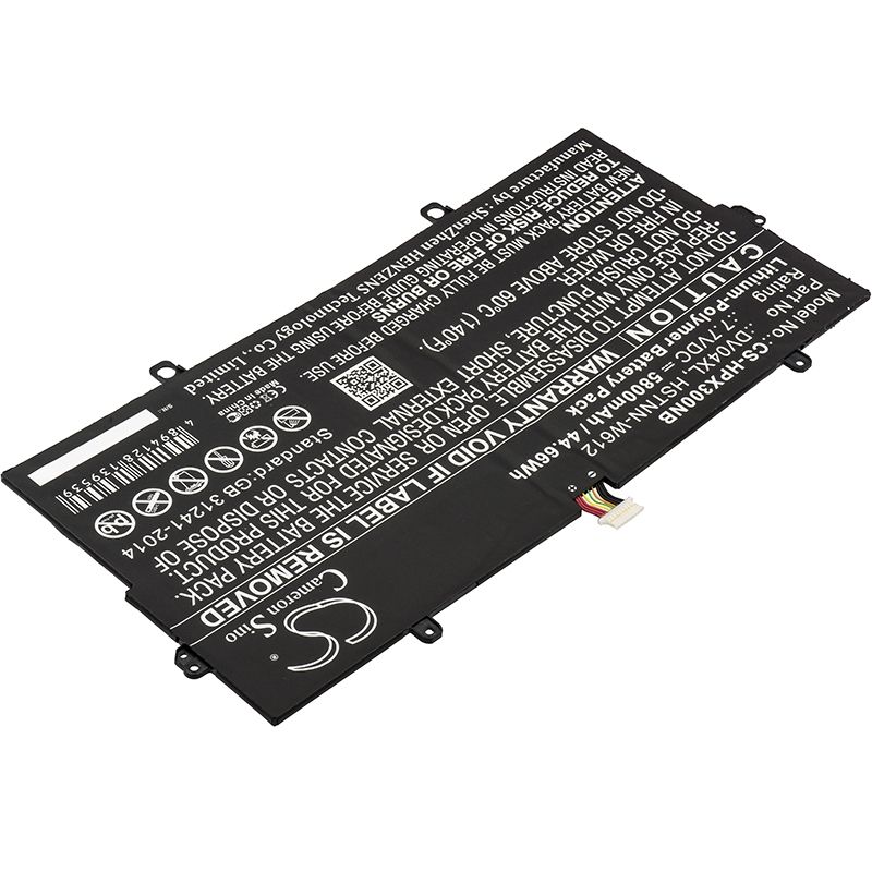 Li-Polymer Battery fits Hp, 1bh17ea, 1bh18ea, 1bq72lt 7.7V, 5800mAh Notebook & Laptop Cameron Sino Technology Limited