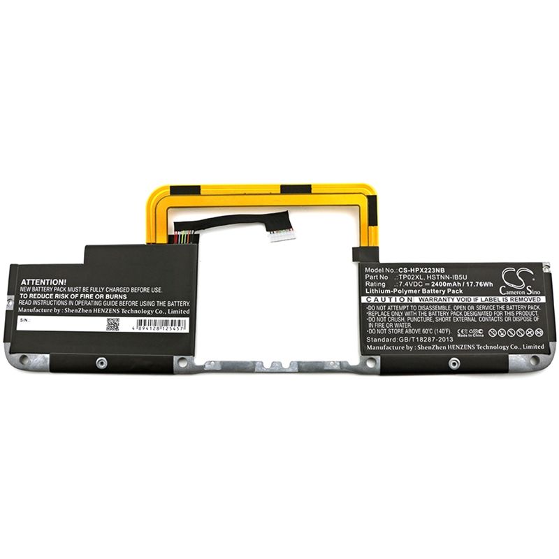 Li-Polymer Battery fits Hp, spectre X2 13, spectre X2 13-h281nr 7.4V, 2400mAh Computer Cameron Sino Technology Limited (Suspended)