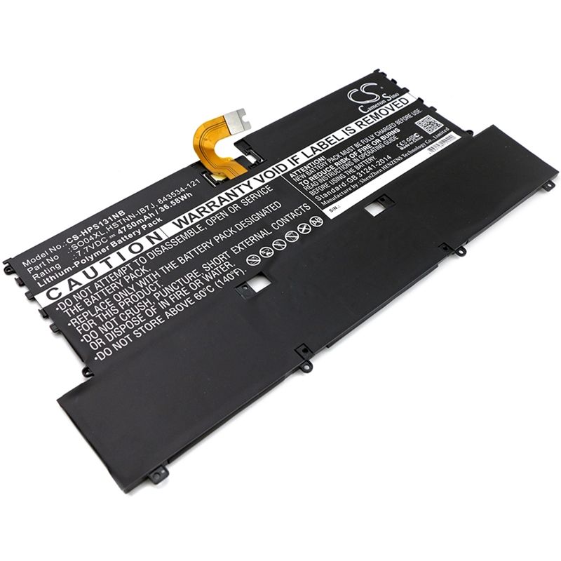 Li-Polymer Battery fits Hp, f1d61eaabd, spectre 13-v000, spectre 13-v000na 7.7V, 4750mAh Notebook & Laptop Cameron Sino Technology Limited