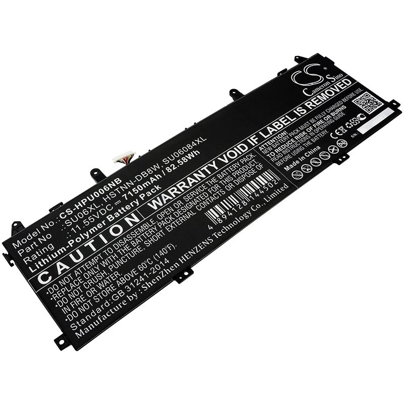Li-polymer Battery Fits Hp, Spectre X360 15-df0000, Spectre X360 15-df0000nf, Spectre X360 15-df0000no 11.55v, 7150mah Computer Cameron Sino Technology Limited (Suspended)