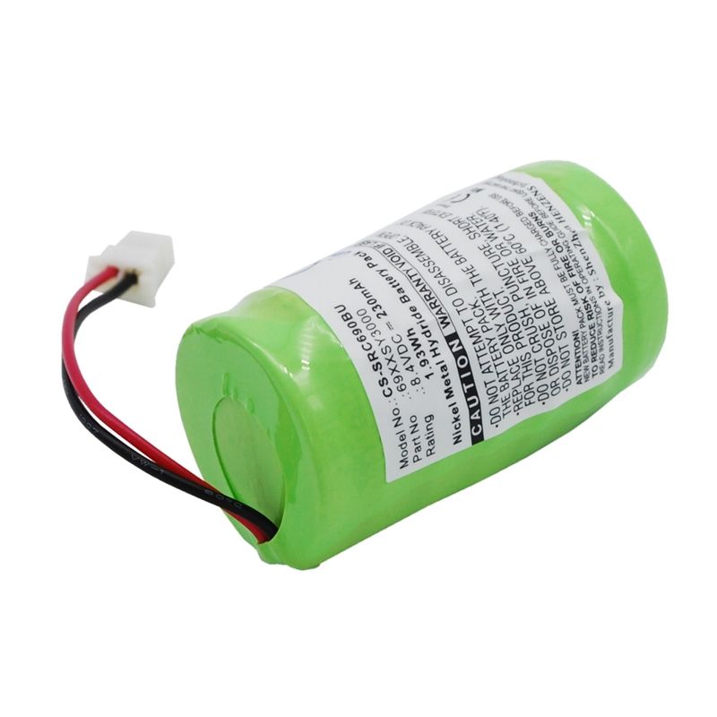 Ni-MH Battery fits Symbol, Vrc6900, Vrc6940, Vrc6946 8.4V, 230mAh CMOS / BackUp Cameron Sino Technology Limited