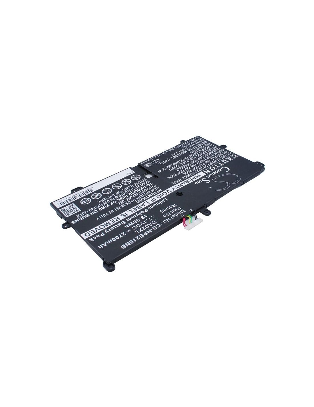 Li-Polymer Battery fits Hp, d0w48ea, envy X2 11-e030ea, envy X2 11.6 7.4V, 2700mAh Computer Cameron Sino Technology Limited
