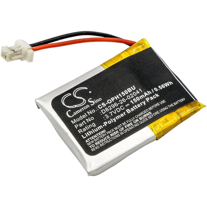 Li-Polymer Battery fits Opticon, H15, H-15a, H-15aj 3.7V, 150mAh CMOS / BackUp Cameron Sino Technology Limited