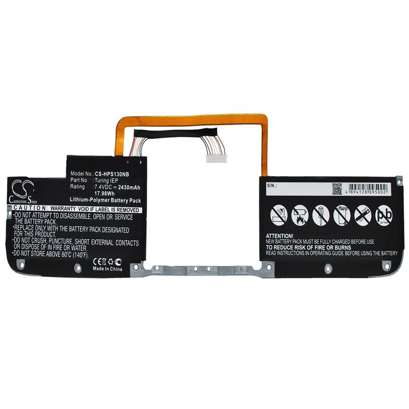 Li-Polymer Battery fits Hp, spectre 13, spectre 13-h202ea X2, spectre 13-h205eg X2 7.4V, 2430mAh Computer Cameron Sino Technology Limited