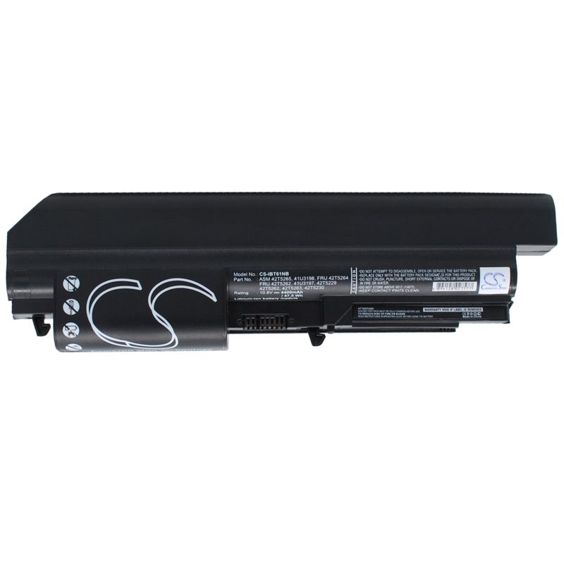 Li-ion Battery Fits Ibm, Thinkpad R400, Thinkpad R400 7443, Thinkpad R61 7732 10.8v, 4400mah Notebook & Laptop Cameron Sino Technology Limited
