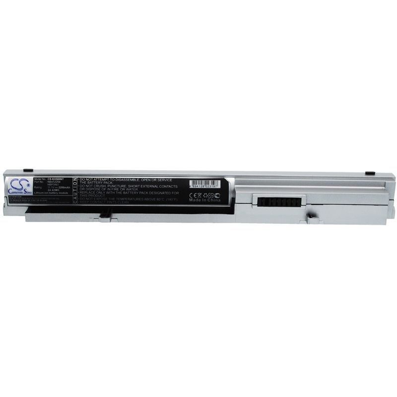Silver 11.1V 2200mAh Kohjinsha, k600, k800, l500x Replacement Battery Notebook & Laptop Cameron Sino Technology Limited