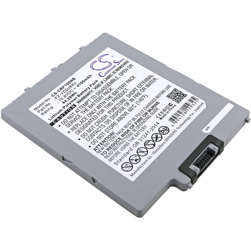 Li-Polymer Battery fits Leica, cs35 Controller, panasonic, fz-g1a 10.8V, 4100mAh Notebook & Laptop Cameron Sino Technology Limited