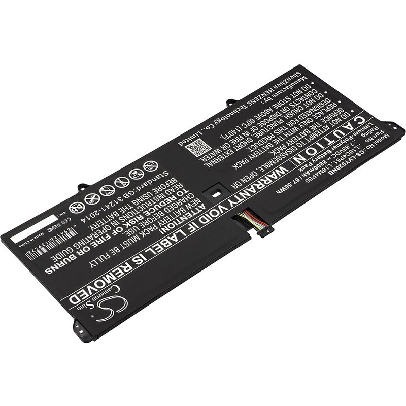Li-polymer Battery Fits Lenovo, Yoga 920, Yoga 920-13ikb, Yoga 920-13ikb 80y7001pix 7.68v, 8800mah Notebook & Laptop Cameron Sino Technology Limited