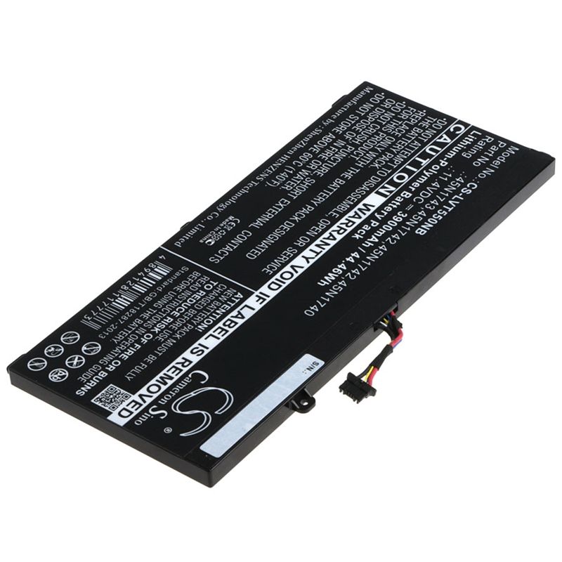 Li-Polymer Battery fits Lenovo, thinkpad T550, thinkpad T550 15.5", thinkpad T550 I7-5600u 11.4V, 3900mAh Notebook & Laptop Cameron Sino Technology Limited