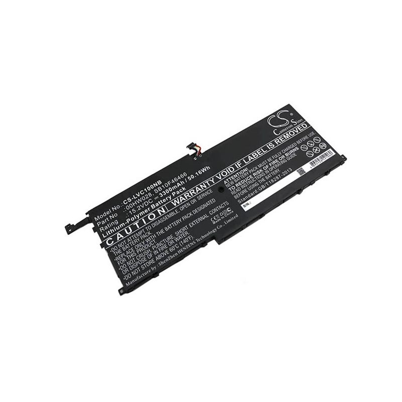 Li-polymer Battery Fits Lenovo, 20fb002vge, 20fb003rge, 20fb0043ge 15.2v, 3300mah Notebook & Laptop Cameron Sino Technology Limited