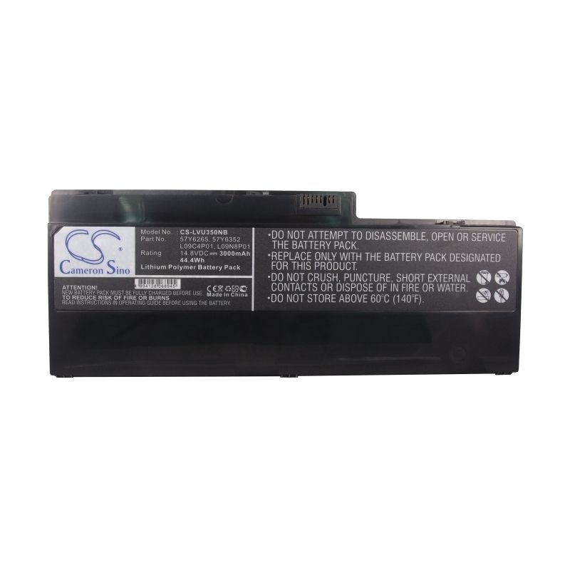 Li-Polymer Battery fits Lenovo, ideapad U350, ideapad U350 20028, ideapad U350 2963 14.8V, 3000mAh Notebook & Laptop Cameron Sino Technology Limited