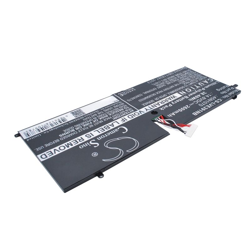 Li-polymer Battery Fits Lenovo, Thinkpad X1 Carbon 3444, Thinkpad X1 Carbon 3444 14", Thinkpad X1 Carbon 3448 14.8v, 2600mah Notebook & Laptop Cameron Sino Technology Limited