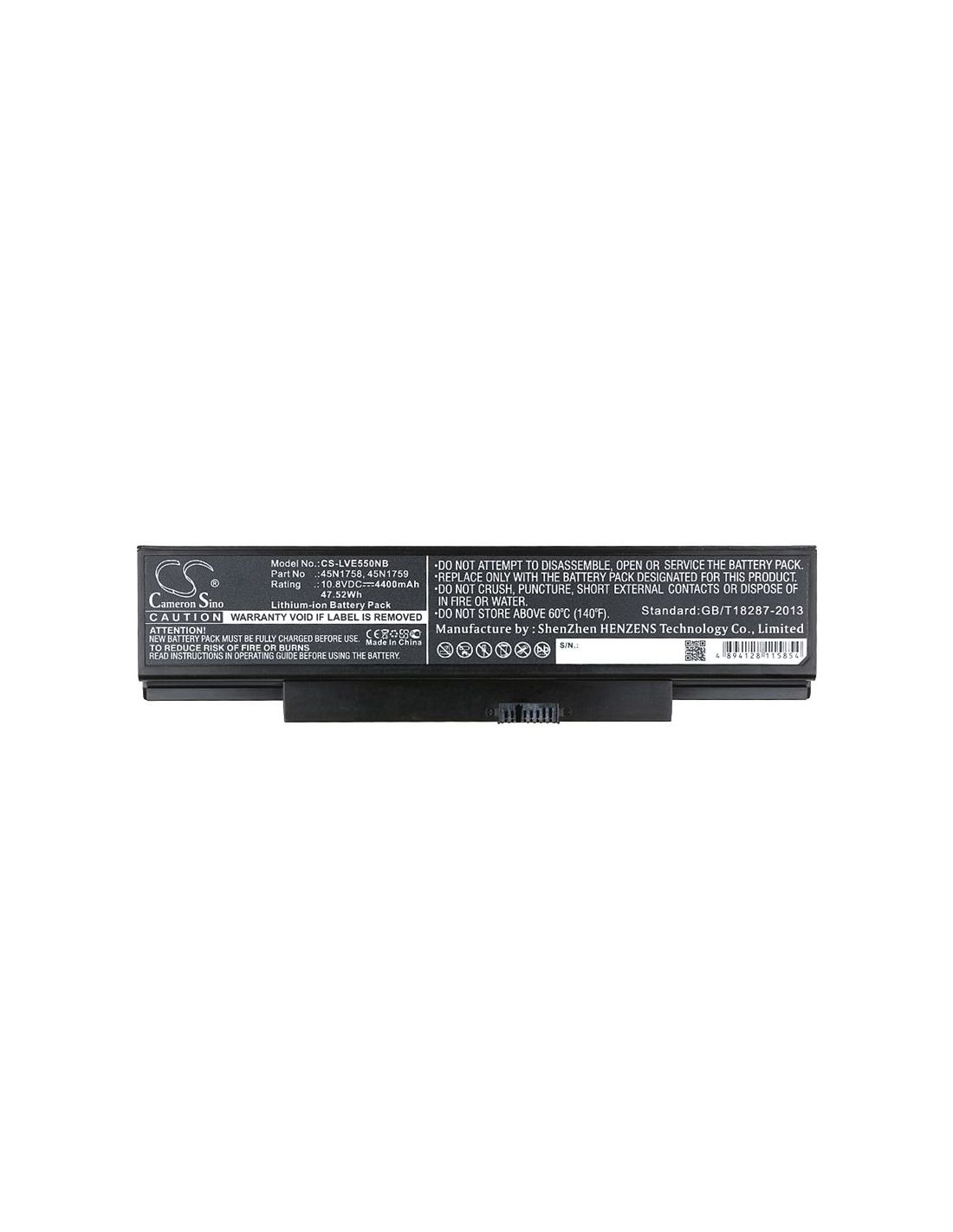 Li-ion Battery Fits Lenovo, Thinkpad Edge E550, Thinkpad Edge E550c, Thinkpad Edge E555 10.8v, 4400mah Notebook & Laptop Cameron Sino Technology Limited