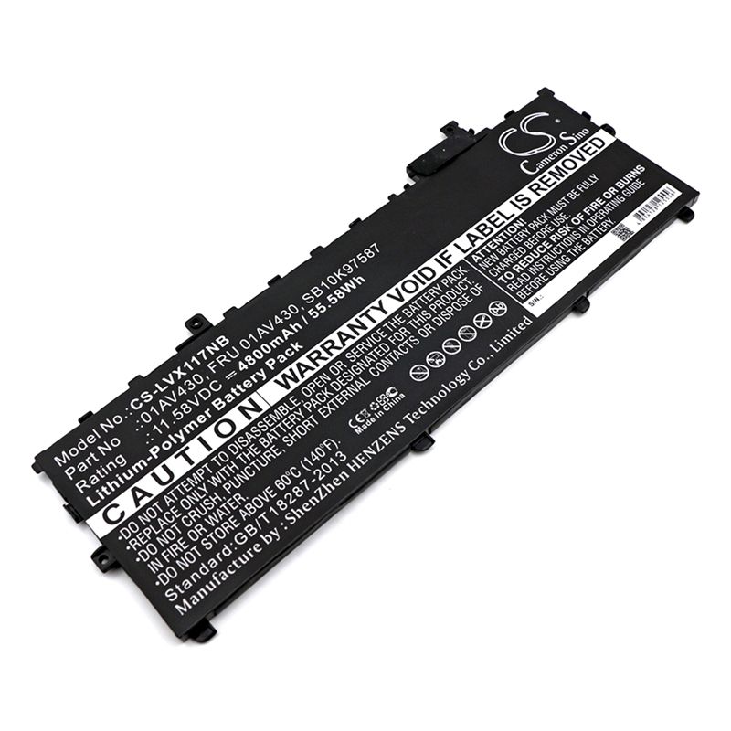 Li-polymer Battery Fits Lenovo, Thinkpad X1 Carbon 2017 11.58v, 4800mah Notebook & Laptop Cameron Sino Technology Limited