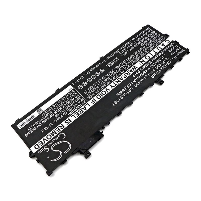 Li-polymer Battery Fits Lenovo, Thinkpad X1 Carbon 2017 11.58v, 4800mah Notebook & Laptop Cameron Sino Technology Limited
