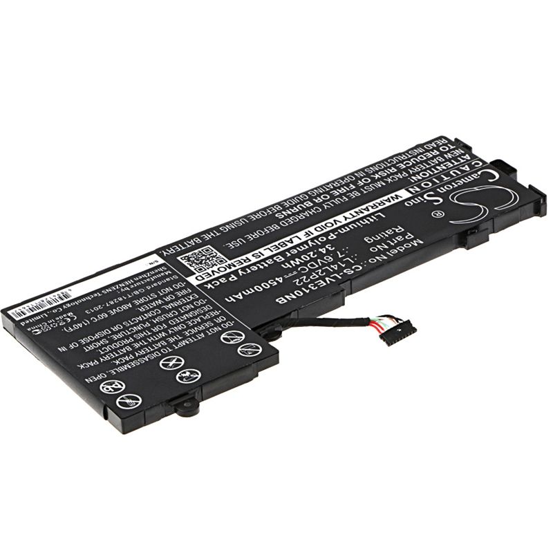Li-Polymer Battery fits Lenovo, e31, e31-70, e31-70-80kx0007ge 7.6V, 4500mAh Notebook & Laptop Cameron Sino Technology Limited