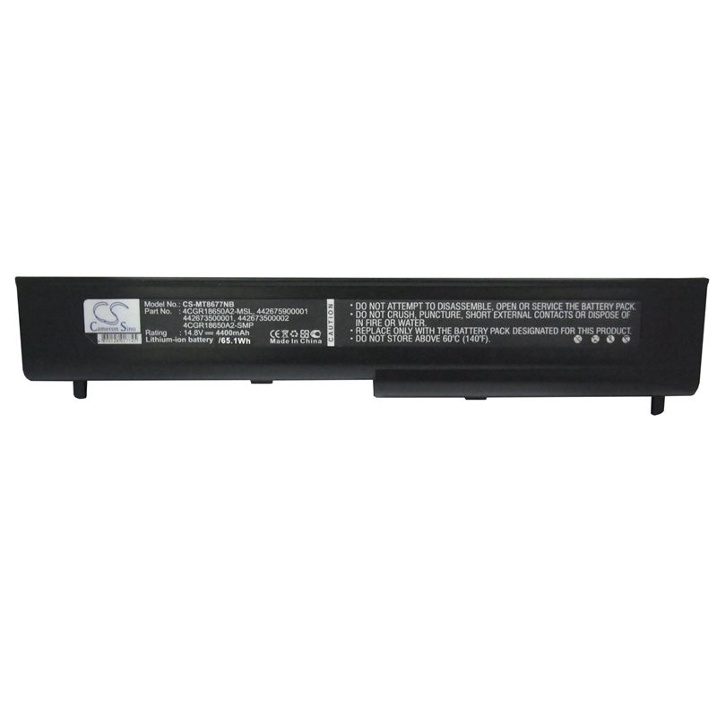 Li-ion Battery fits Lenovo, e100, mitac, minote 8677 14.8V, 4400mAh Computer Cameron Sino Technology Limited