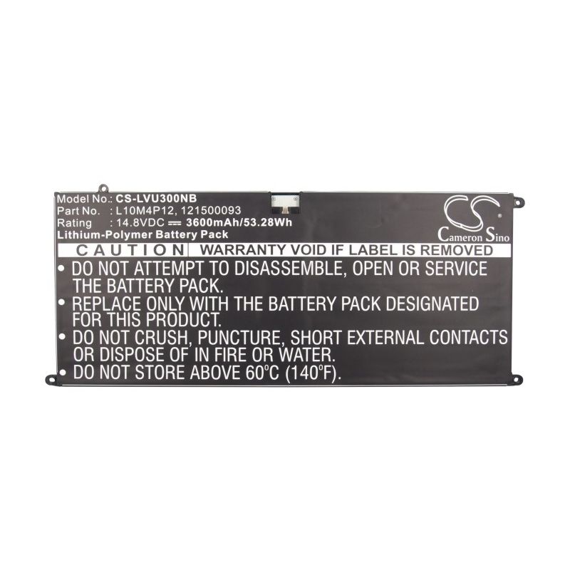 Li-polymer Battery Fits Lenovo, Ideapad U300, Ideapad U300s, Ideapad Yoga 13 14.8v, 3600mah Notebook & Laptop Cameron Sino Technology Limited