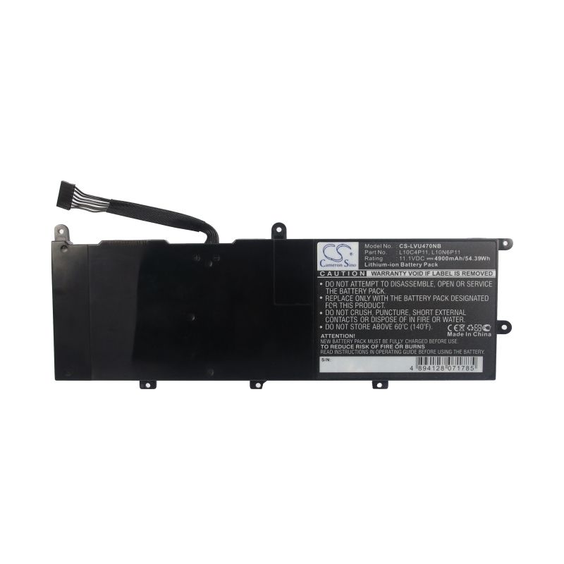 Li-Polymer Battery fits Lenovo, ideapad U470 11.1V, 4900mAh Notebook & Laptop Cameron Sino Technology Limited