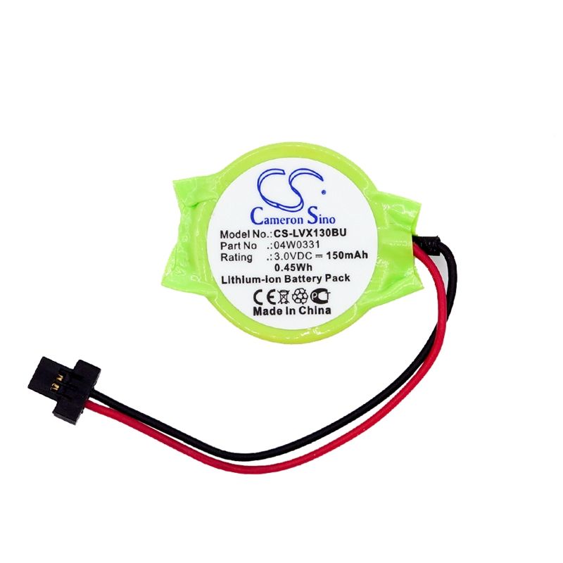Li-ion Battery fits Lenovo, Thinkpad 13, Thinkpad Edge E130, Thinkpad Edge Laptops Thinkpad Edge 11 3.0V, 150mAh CMOS / BackUp Cameron Sino Technology Limited