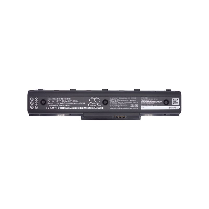 Li-ion Battery fits Medion, akoya E7218, akoya P7624, akoya P7812 14.4V, 4400mAh Notebook & Laptop Cameron Sino Technology Limited