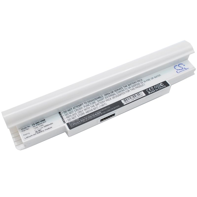 White 11.1V 5200mAh Samsung, n110 (black), np-n110, np-n110-12pbk Replacement Battery Notebook & Laptop Cameron Sino Technology Limited