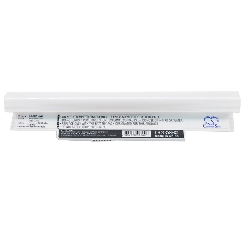 White 11.1V 5200mAh Samsung, n110 (black), np-n110, np-n110-12pbk Replacement Battery Notebook & Laptop Cameron Sino Technology Limited