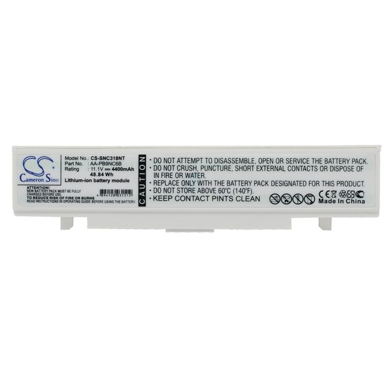 White 11.1V 4400mAh Samsung, np-540-js03au, np-np-r540, np-p210 Replacement Battery Notebook & Laptop Cameron Sino Technology Limited