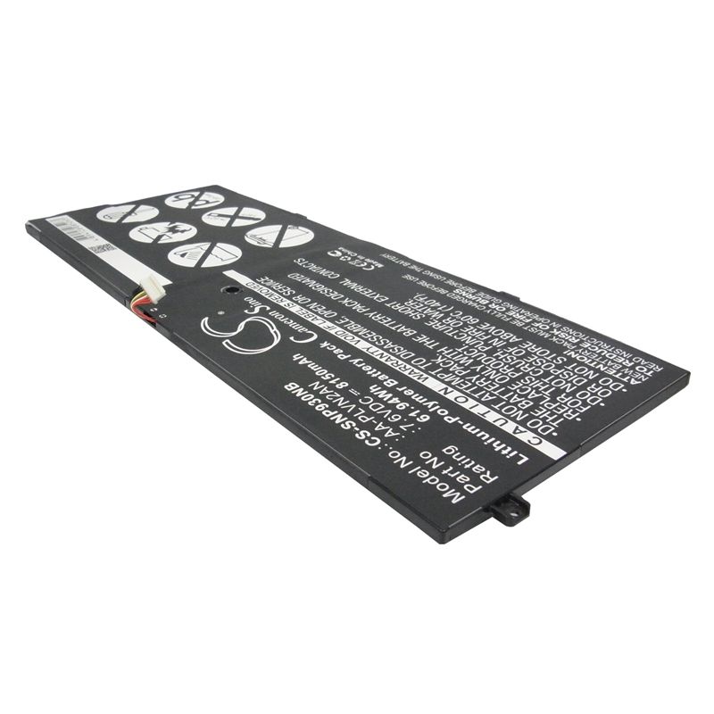 Li-Polymer Battery fits Samsung, ativ Book 9, np930x5j, np930x5j- I7 7.6V, 8150mAh Computer Cameron Sino Technology Limited