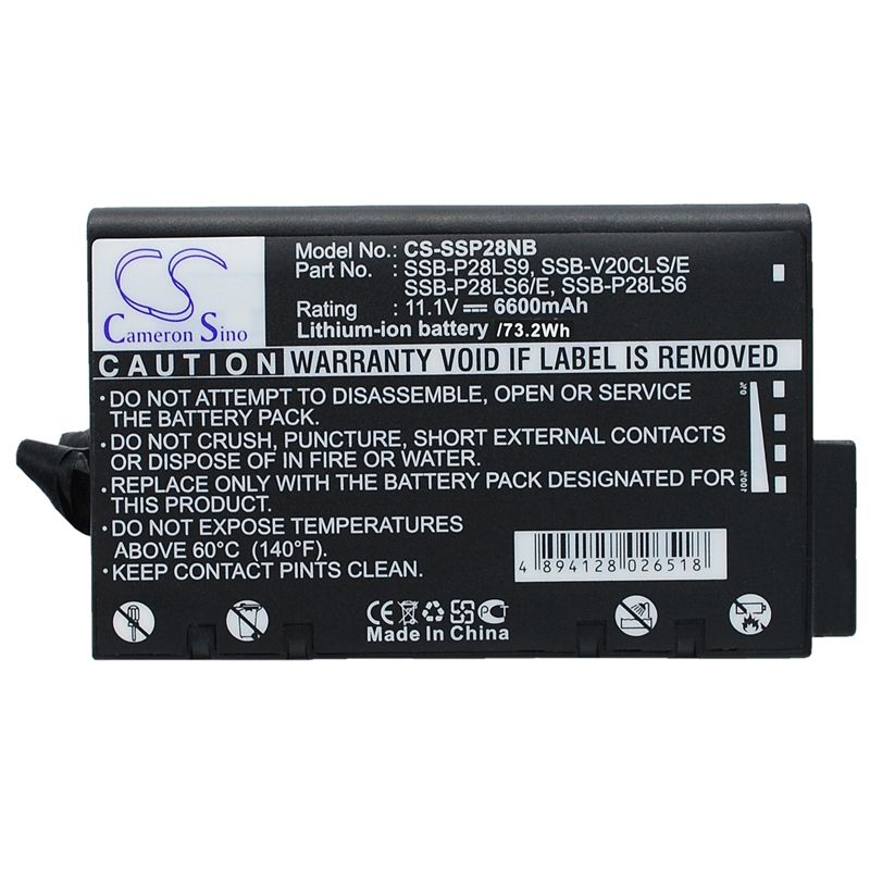 Li-ion Battery Fits Samsung, P28 Cxvm 340, P28 Xtm 1500c Ii, P28 Xtm 1600 11.1v, 6600mah Notebook & Laptop Cameron Sino Technology Limited