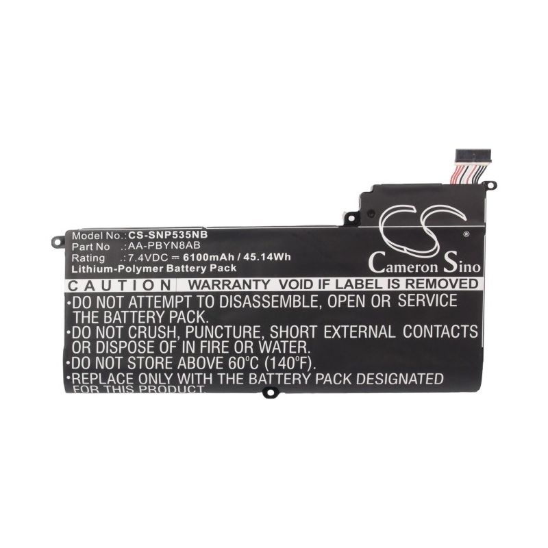 Li-polymer Battery Fits Samsung, 530u4b-s03, 530u4c-a01, 530u4c-a02 7.4v, 6100mah Notebook & Laptop Cameron Sino Technology Limited