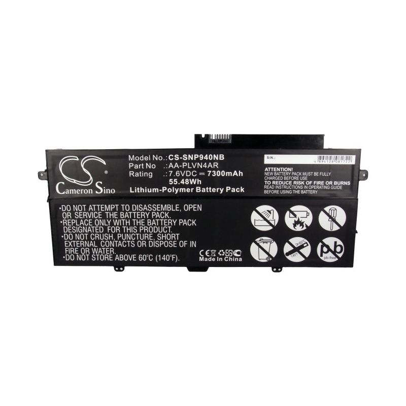 Li-polymer Battery Fits Samsung, Ativ Book 9 Plus, Np940x3g, Np940x3g-k01 7.6v, 7300mah Notebook & Laptop Cameron Sino Technology Limited