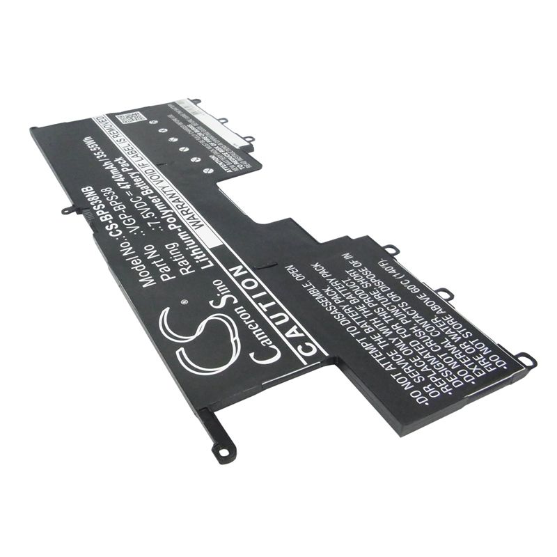 Li-polymer Battery Fits Sony, Svp13213cw, Svp13218pw, Svp13229pw 7.5v, 4740mah Notebook & Laptop Cameron Sino Technology Limited