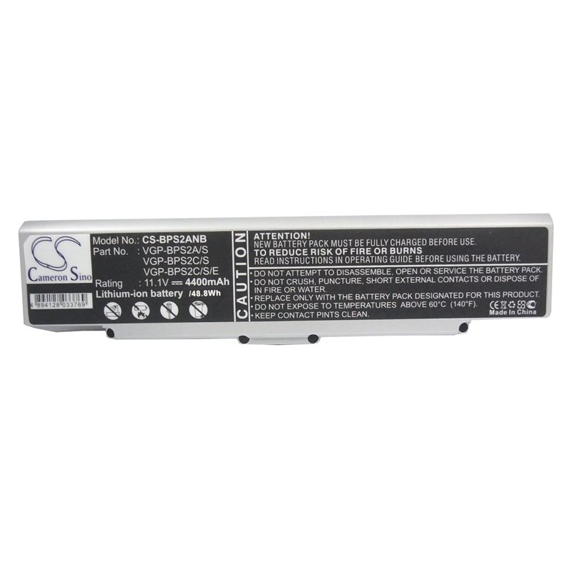 Li-ion Battery fits Sony, vaio Vgc-la38g, vaio Vgn-c140g/b, vaio Vgn-c150p/b 11.1V, 4400mAh Notebook & Laptop Cameron Sino Technology Limited