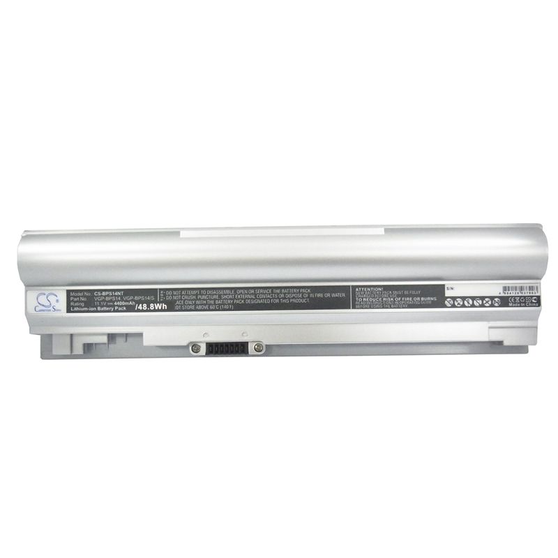 Silver 11.1V 4400mAh Sony, vaio Vgn-tt11m, vaio Vgn-tt13/n, vaio Vgn-tt190ein Replacement Battery Notebook & Laptop Cameron Sino Technology Limited