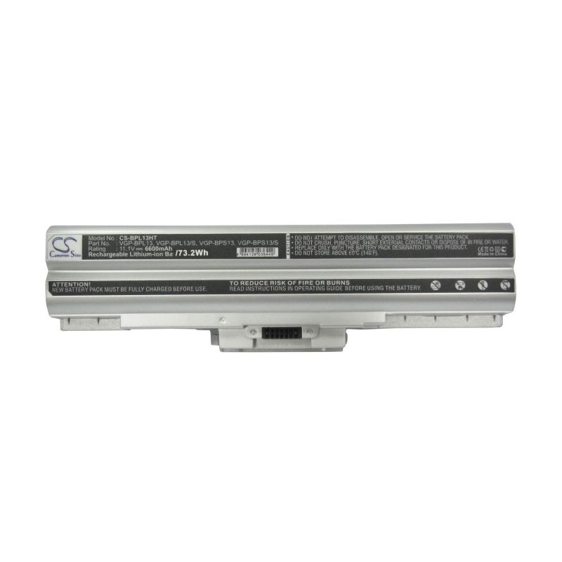 Li-ion Battery fits Sony, vaio, vaio Tx37cp/l, vaio Vgn-aw230j/h 11.1V, 6600mAh Computer Cameron Sino Technology Limited