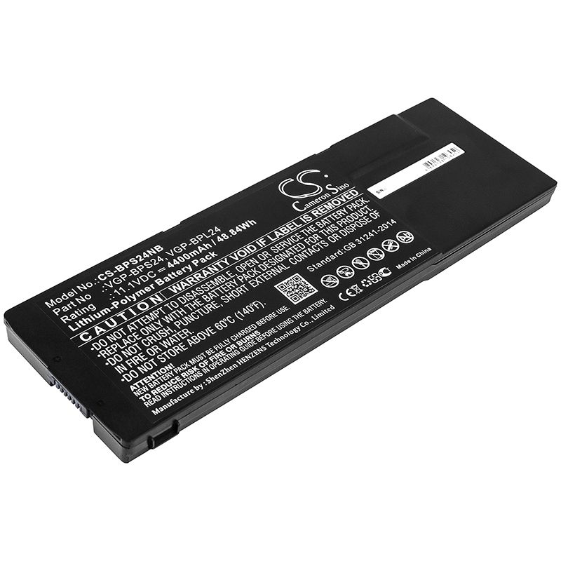 Li-Polymer Battery fits Sony, pcg-41215l, pcg-41216l, pcg-41216w 11.1V, 4400mAh Notebook & Laptop Cameron Sino Technology Limited