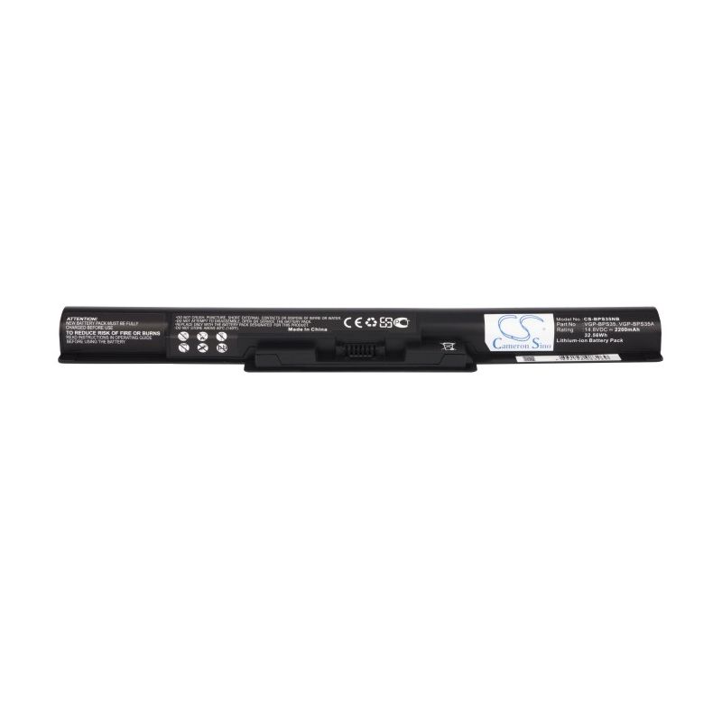 Li-ion Battery Fits Sony, Svf15219cw/w, Svf15319cw, Svf15329cw 14.8v, 2200mah Notebook & Laptop Cameron Sino Technology Limited