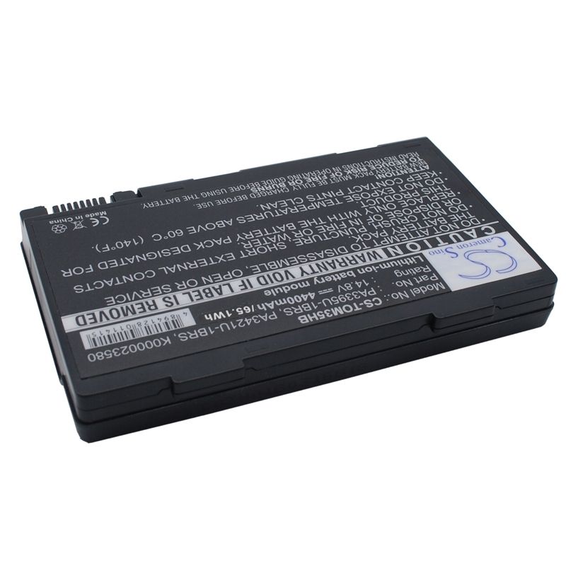 Li-ion Battery fits Toshiba, satellite M30x, satellite M30x-104, satellite M30x-105 14.8V, 4400mAh Notebook & Laptop Cameron Sino Technology Limited