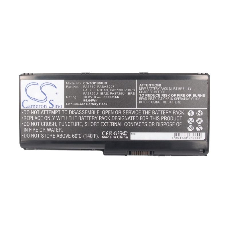 Li-ion Battery Fits Toshiba, Dynabook Qosmio Gxw/70lw, Qosmio 90lw, Qosmio 97k 10.8v, 8800mah Notebook & Laptop Cameron Sino Technology Limited