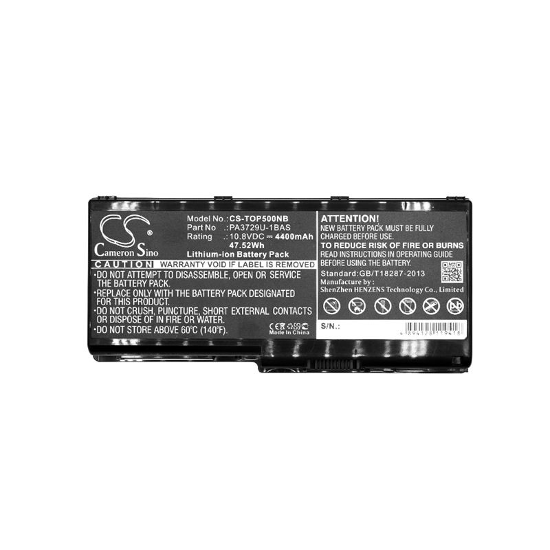 Li-ion Battery Fits Toshiba, Dynabook Qosmio Gxw/70lw, Qosmio 90lw, Qosmio 97k 10.8v, 4400mah Notebook & Laptop Cameron Sino Technology Limited