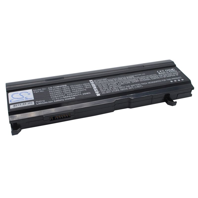 Li-ion Battery fits Toshiba, dynabook Cx/45a, dynabook Cx/47a, dynabook Cx/855ls 10.8V, 6600mAh Notebook & Laptop Cameron Sino Technology Limited