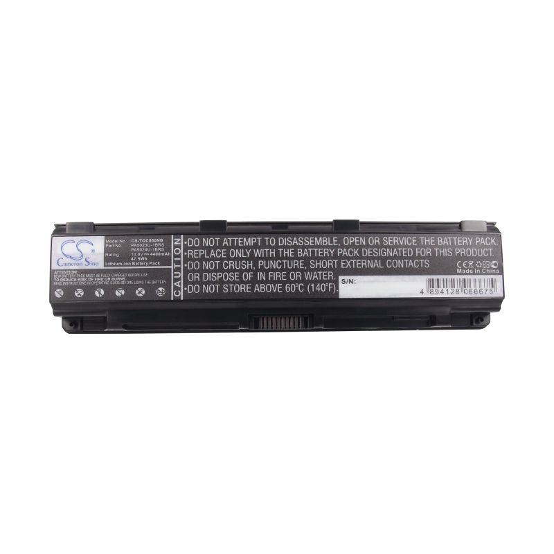 Li-ion Battery Fits Toshiba, Dynabook Qosmio T752, Dynabook Qosmio T752/t, Dynabook Qosmio T752/t4f 10.8v, 4400mah Notebook & Laptop Cameron Sino Technology Limited