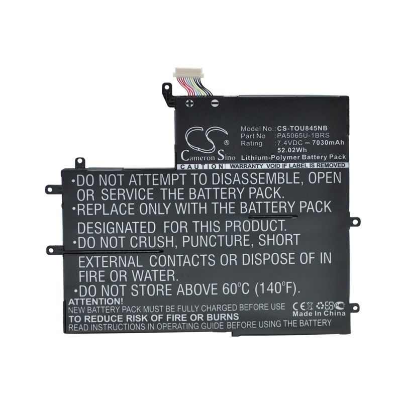 Li-polymer Battery Fits Toshiba, Satellite U845w 7.4v, 7030mah Notebook & Laptop Cameron Sino Technology Limited